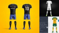 3562+ Football Kit Mockup Free Download Modern Free PSD Template