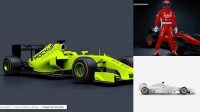 3580+ F1 Car Mockup Free Digital Download