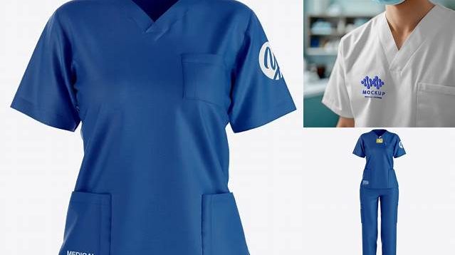 3582+ Medical Uniform Mockup Free Hight Resolution