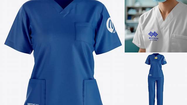 3582+ Medical Uniform Mockup Free Hight Resolution