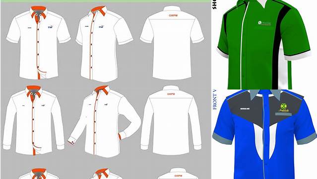 3584+ Template Baju Korporat Psd Smart PNG Image