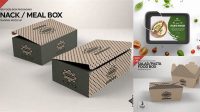 3585+ Food Box Mockup Free Free PSD