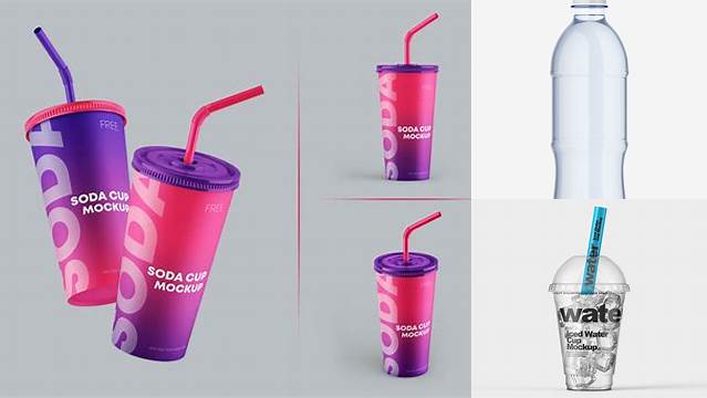 3595+ Water Cup Mockup Hight Resolution