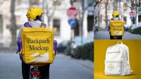 3598+ Food Delivery Backpack Mockup Free PSD