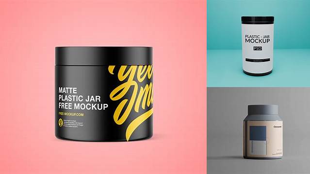 3605+ Plastic Jar Mockup Free Download Best for Showcase