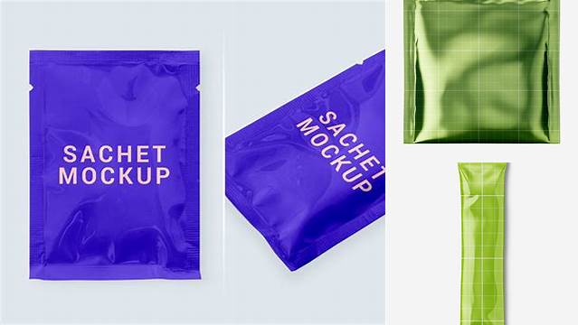 3609+ Sachet Mockup Smart PNG Image