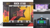 3614+ Stage Mockup Free High-Quality Editable PSD