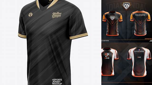 3618+ Esports Jersey Mockup Free Download High-Quality PSD Files