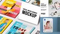 3619+ Free Social Media Mockup Include TIFF