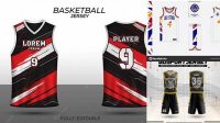 3622+ Template Desain Jersey Basket Digital Download