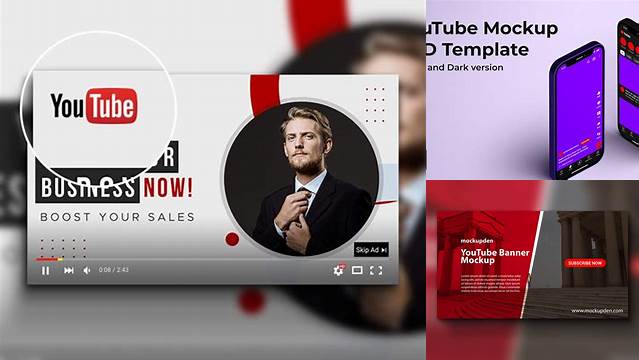 3622+ Youtube Mockup Psd Professional PSD Template