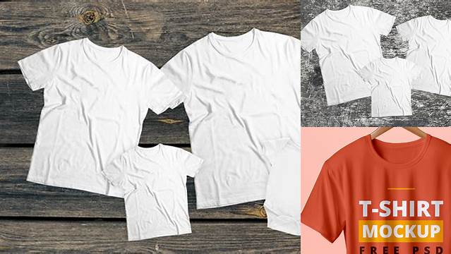 3628+ Family T Shirt Mockup Free Free PSD