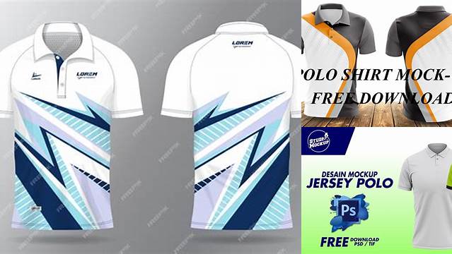 3634+ Polo Shirt Sublimation Mockup Include TIFF