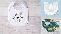 3641+ Baby Bib Mockup Free Free Graphic Design Resource