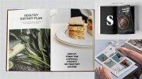 3646+ Food Magazine Mockup Download Free