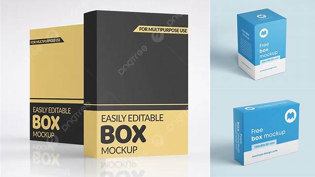 3651+ 3d Box Mockup For Free Download