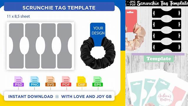 3651+ Free Scrunchie Tag Template Smart PNG Image