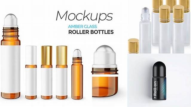 3653+ Roller Bottle Mockup Free Free PSD