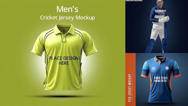 3656+ Cricket Mockup Stylish Free PSD