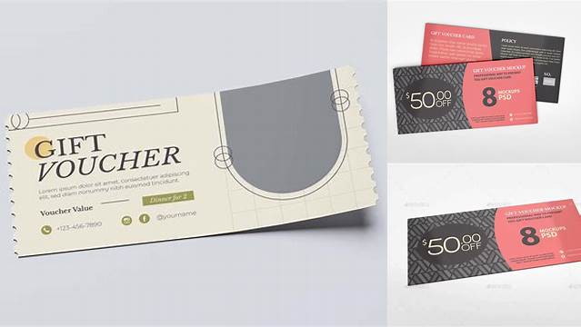 3666+ Voucher Mockup Include TIFF