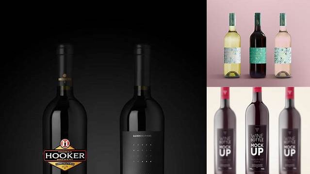 3673+ Wine Bottle Mockup Graphicburger PSD Free Download