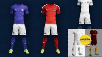 3683+ Mockup Uniforme De Futbol Gratis Modern Design PSD