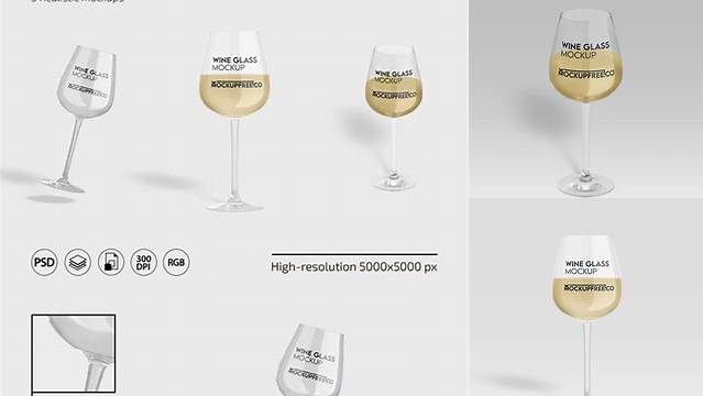 3689+ Free Wine Glass Mockup PSD Download