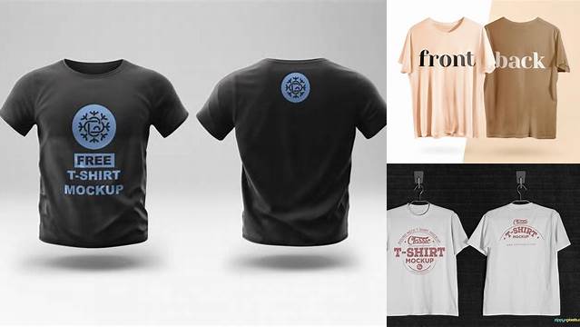 3694+ T Shirt Front And Back Mockup Download Free