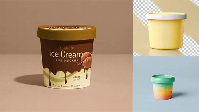 370+ Ice Cream Tub Template Include TIFF