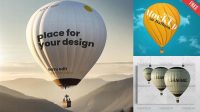 3700+ Air Balloon Mockup Download Free