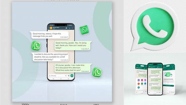 3703+ Psd Whatsapp Chat Free PSD