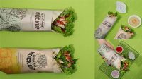 3710+ Shawarma Mockup Free Digital Download