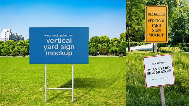 3723+ Yard Sign Mockup Psd Free PSD Free Download