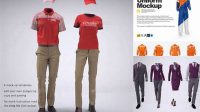 3724+ Mockup Uniform PSD Free Download