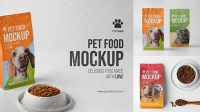 3725+ Pet Food Packaging Mockup Free Graphic Design Resource