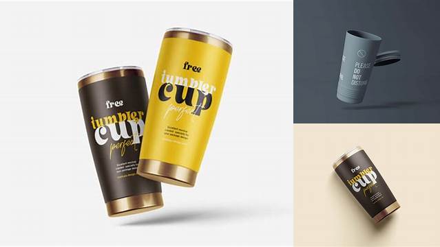 3729+ Tumbler Mockup Free Psd Free PSD