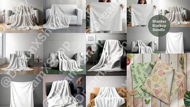 373+ Blanket Mockup Psd Free Download Smart Object PSD