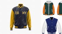 3739+ Letterman Jacket Mockup Free Fully Layered PSD Freebie