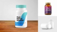 3744+ Pill Bottle Mockup Generator High Resolution