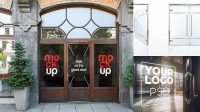 375+ Mockup Glass Door Digital Download