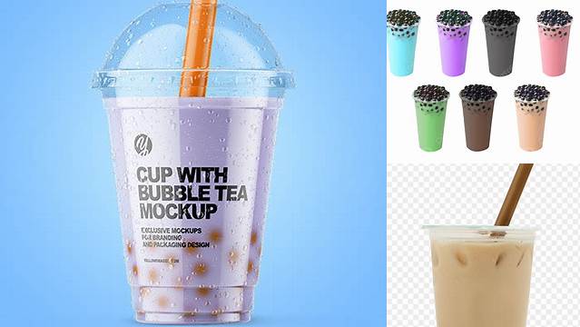 3751+ Boba Mockup Smart PNG Image