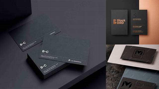 3751+ Embossed Business Card Mockup Modern Design PSD