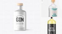 3762+ Free Gin Bottle Mockup Include TIFF