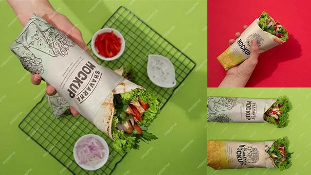 3762+ Shawarma Mockup For Free Download