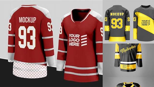 3769+ Hockey Jersey Mockup Psd Free Layered PSD File Free Download