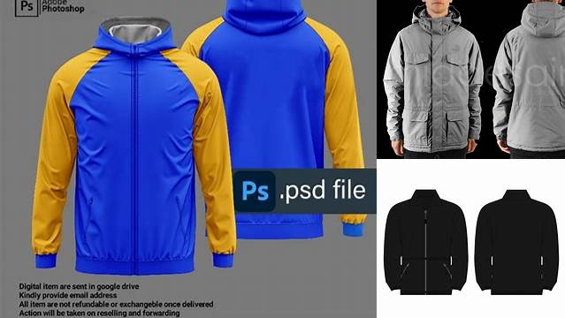 3772+ Mockup Jaket Parasut Psd Smart PNG Image