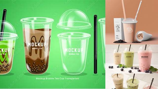 3772+ Mockup Milk Tea Include TIFF