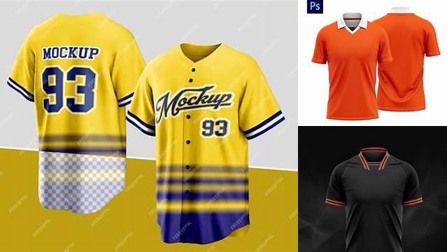 3776+ Yellow Images Jersey Mockup Free Advanced Photoshop Template