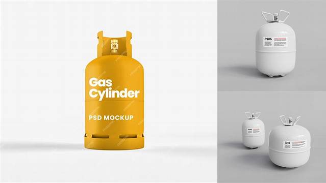 3778+ Gas Mockup Exclusive PSD Design Freebie