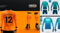 3778+ Goalkeeper Jersey Mockup Free Easy Editable